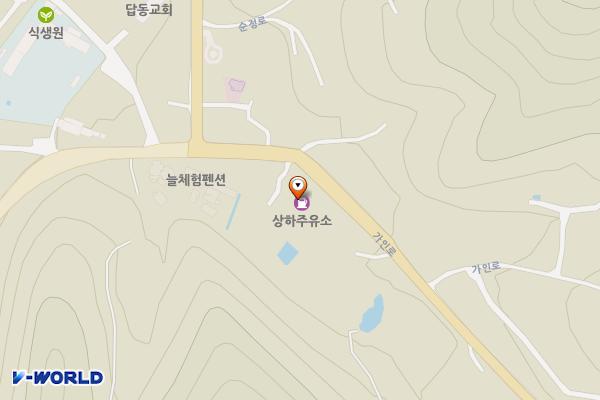 상하주유소 위치 지도 — 전북특별자치도 순창군 복흥면 가인로 656 (답동리, 상하주유소)