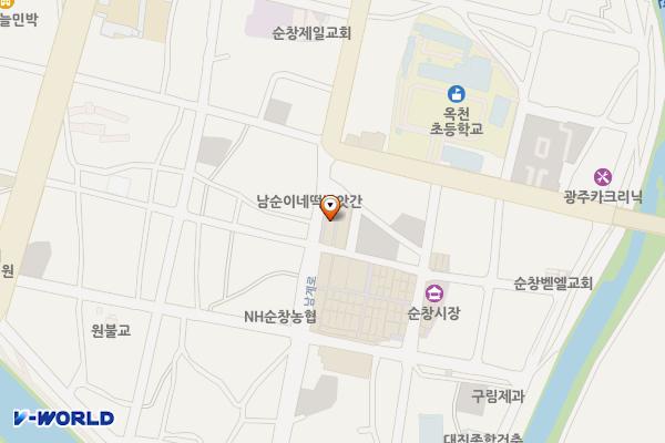 순창전통시장 터미널 위치 지도 — 전북특별자치도 순창군 순창읍 남계로 58