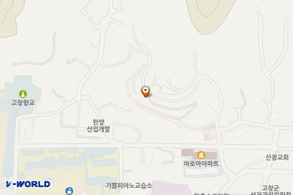 월곡 하늘공원 위치 지도 — 전북특별자치도 고창군 고창읍 교촌리 138-17