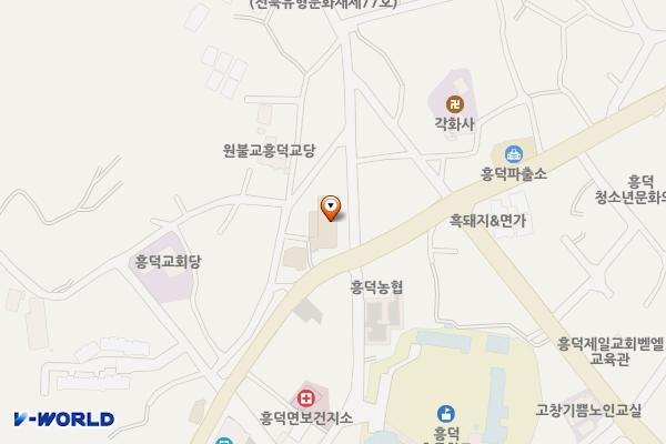 흥덕전통시장 공중화장실 위치 지도 — 전북특별자치도 고창군 흥덕면 흥덕시장길 3