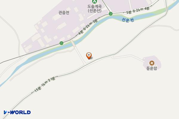 선운산도립공원(선운사 주차장 앞) 위치 지도 — 전북특별자치도 고창군 아산면 삼인리 537