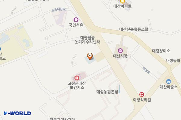 대산게이트볼장(매산) 위치 지도 — 전북특별자치도 고창군 대산면 공음대산로 936-6