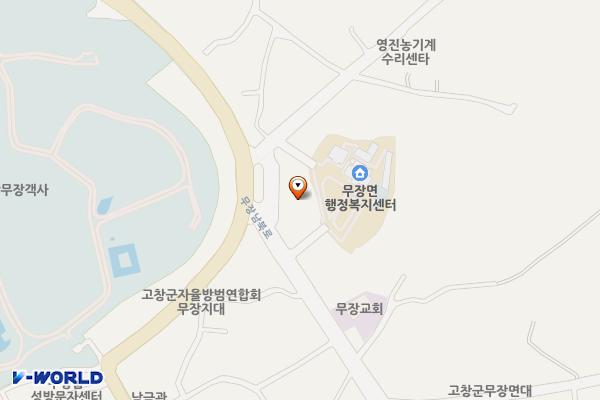 무장읍성 마을공동구판장 위치 지도 — 전북특별자치도 고창군 무장면 무장남북로 52