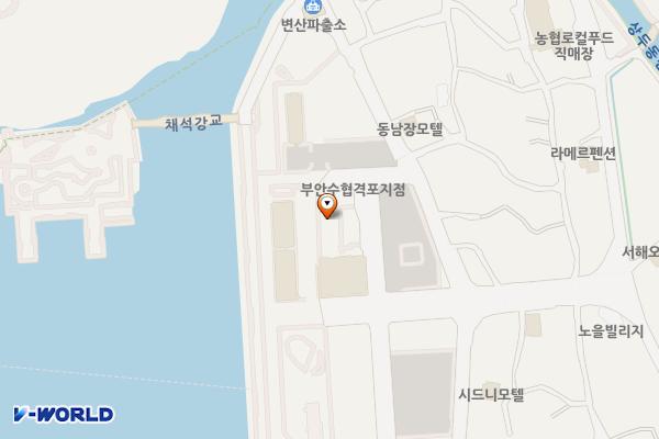 격포항 수산시장 1층 위치 지도 — 전북특별자치도 부안군 변산면 격포중앙길 28-10