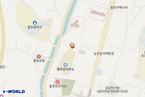 전라북도 부안군 줄포시외버스터미널 위치 지도 — 전북특별자치도 부안군 줄포면 줄포6길 8-4