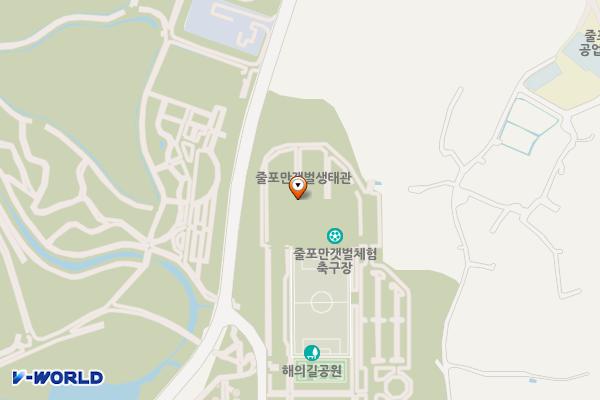 전라북도 부안군 줄포생태공원(제 1캠핑장) 위치 지도 — 전북특별자치도 부안군 줄포면 생태공원로 38
