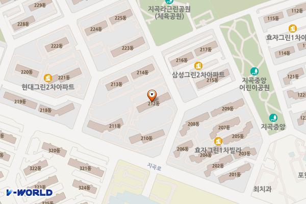 지곡라 근린공원 화장실 위치 지도 — 경상북도 포항시 남구 지곡로 294