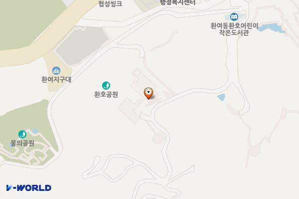 환호공원 내 전망대 화장실 위치 지도 — 경상북도 포항시 북구 환호공원길 10