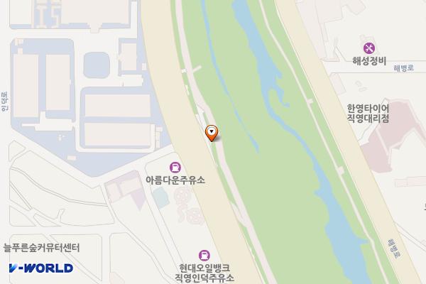 냉천 강변화장실 위치 지도 — 경상북도 포항시 남구 인덕동 92-1