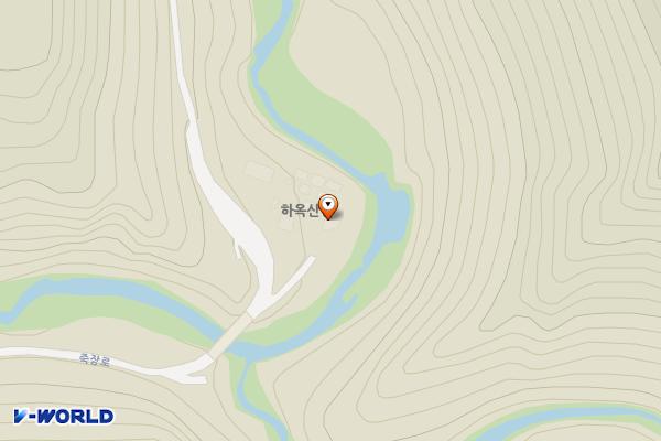 하옥리 텐트 야영장 옆 위치 지도 — 경상북도 포항시 북구 죽장면 죽장로 2630
