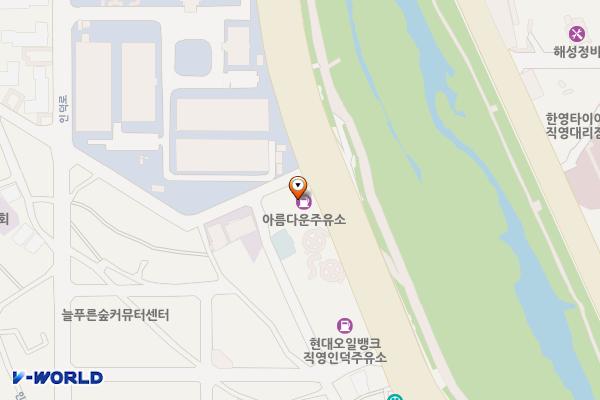 아름다운주유소 위치 지도 — 경상북도 포항시 남구 냉천로 54(인덕동)
