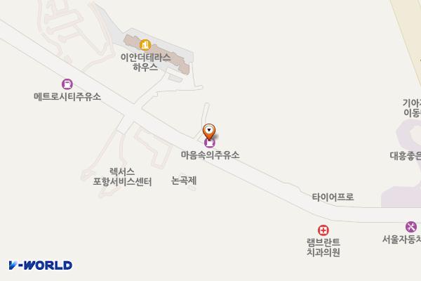 마음속의주유소 위치 지도 — 경상북도 포항시 남구 포스코대로 75 (이동)