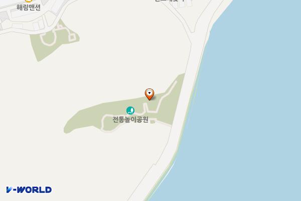 환호공원 내 전통공원 화장실 위치 지도 — 경상북도 포항시 북구 환호동 해안로 377