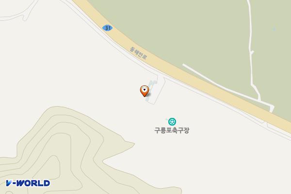 구룡포 축구장 화장실 위치 지도 — 경상북도 포항시 남구 구룡포읍 하정리 산 27-5