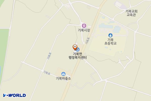 기북면행정복지센터 위치 지도 — 경상북도 포항시 북구 기북면 기북로 443
