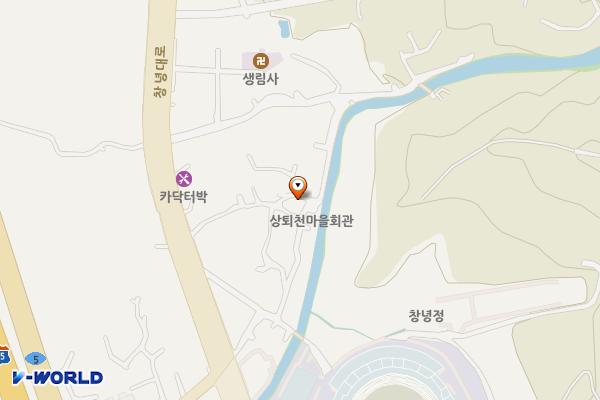 상퇴천마을 다목적 주차장 위치 지도 — 경상남도 창녕군 창녕읍 말흘리 884-26