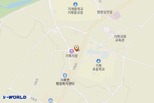 버스정류장화장실 위치 지도 — 경상북도 포항시 북구 기북면 기북로 453