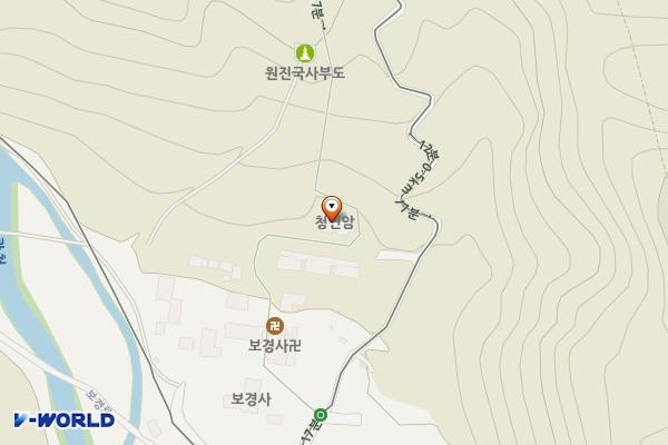 보경사 화장실 위치 지도 — 경상북도 포항시 북구 송라면 보경로 523
