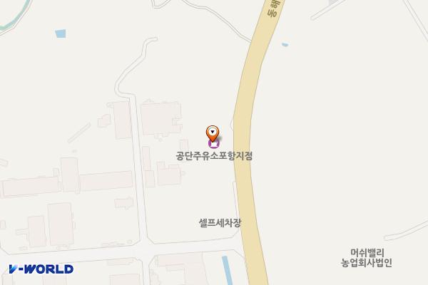 (주)공단주유소 화장실 위치 지도 — 경상북도 포항시 북구 청하면 동해대로 2333