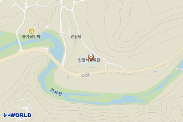 입암서원 앞 위치 지도 — 경상북도 포항시 북구 죽장면 죽장로 87