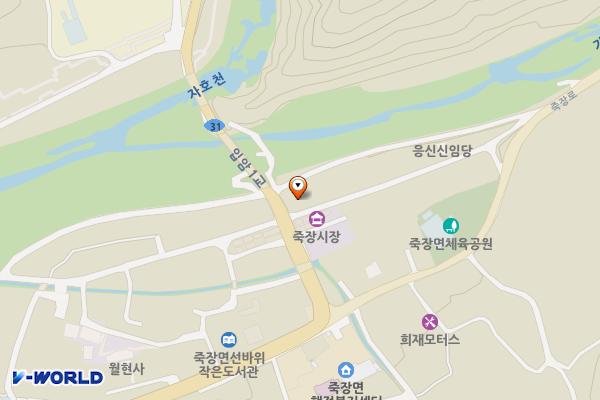 죽장1교 옆 위치 지도 — 경상북도 포항시 북구 죽장면 새마을로3622번길 1