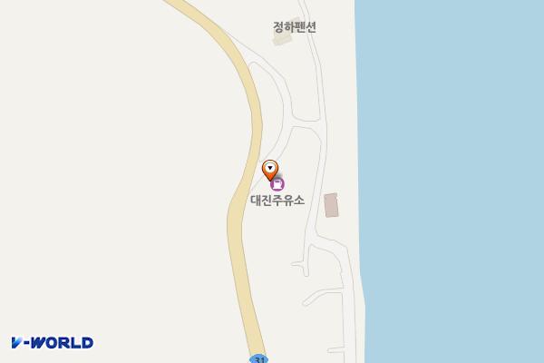 대진 주유소 화장실 위치 지도 — 경상북도 포항시 남구 장기면 동해안로 3892번길