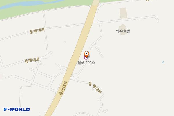 월포주유소 화장실 위치 지도 — 경상북도 포항시 북구 청하면 동해대로 2520