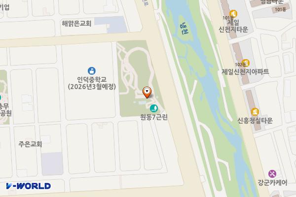 원동7 근린공원 화장실 위치 지도 — 경상북도 포항시 남구 하원로26번길 19-4