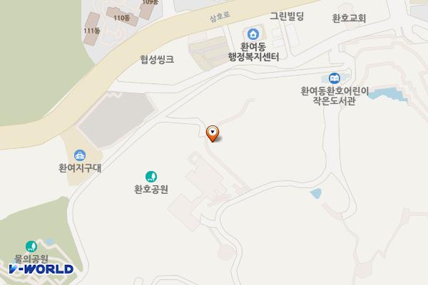 환호공원 내 중앙공원 화장실 위치 지도 — 경상북도 포항시 북구 환호공원길 10