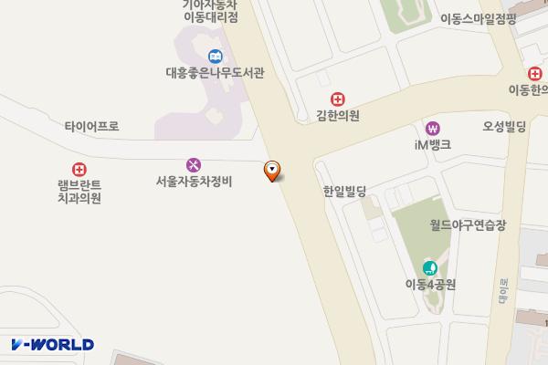 이동주유소 위치 지도 — 경상북도 포항시 남구 희망대로 480 (이동)