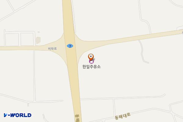 한일주유소 화장실 위치 지도 — 경상북도 포항시 북구 청하면 동해대로 2630