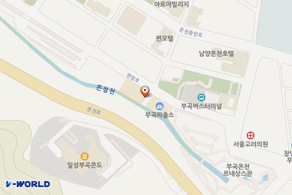 부곡 온천 관광특구 공영주차장 위치 지도 — 경상남도 창녕군 부곡면 거문리 234-1