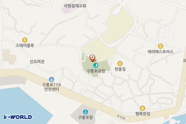 충혼각 화장실 위치 지도 — 경상북도 포항시 남구 구룡포읍 구룡포길 145-10