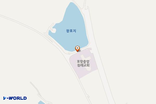마장지 공중화장실 위치 지도 — 경상북도 포항시 북구 창포동 산 82