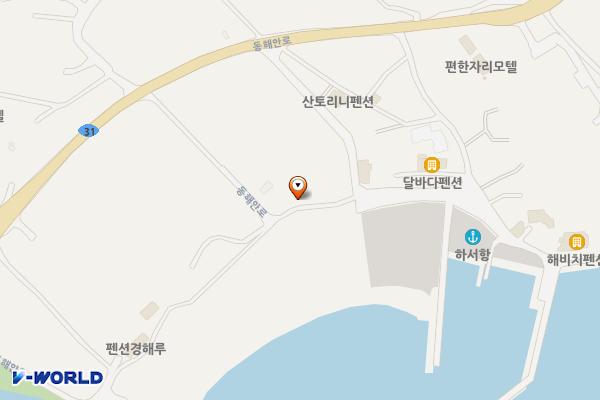 하서4리 소공원 화장실 위치 지도 — 경상북도 경주시 양남면 하서리 93-2