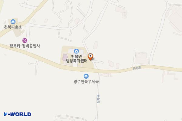 천북보건지소 화장실 위치 지도 — 경상북도 경주시 천북면 천북로 383