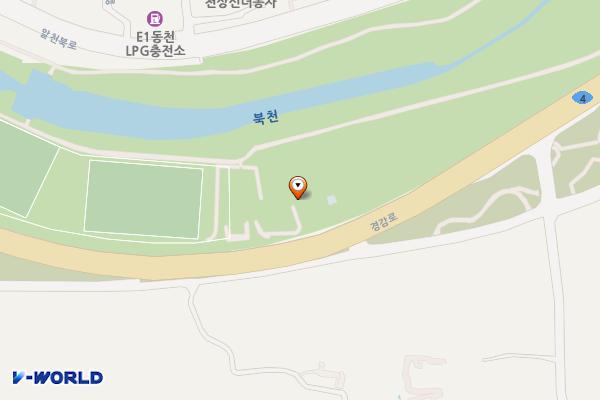 알천파크 골프장 화장실 위치 지도 — 경상북도 경주시 구황동 7-1