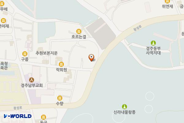 대릉원 화장실 위치 지도 — 경상북도 경주시 첨성로 129