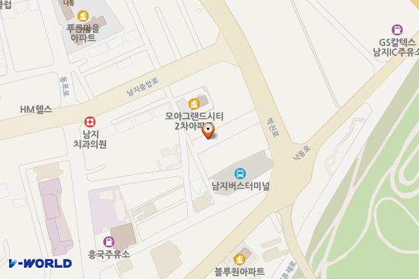 남지시외버스터미널 공영주차장 위치 지도 — 경상남도 창녕군 남지읍 남지리 167-4