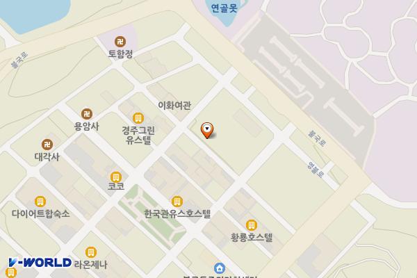 불국사상가시장 화장실 위치 지도 — 경상북도 경주시 진현로 2길54