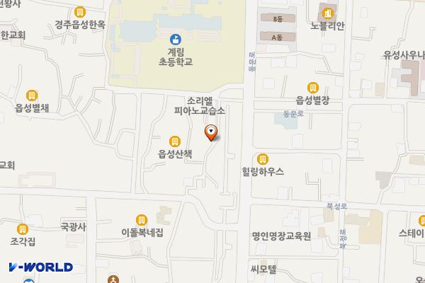 읍성 주차장 화장실 위치 지도 — 경상북도 경주시 북부동 7-3