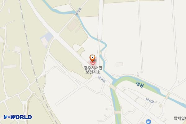 서면보건지소 화장실 위치 지도 — 경상북도 경주시 서면 내서로 389