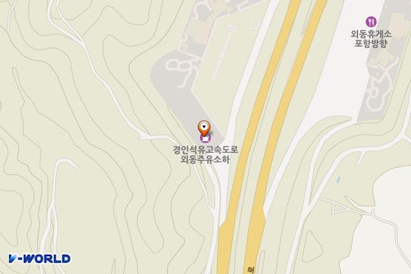 외동(울산)휴게소 화장실 위치 지도 — 경상북도 경주시 외동읍 상석길 58-74