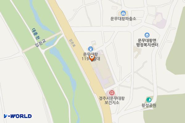 양북시장 화장실 위치 지도 — 경상북도 경주시 감은로 53-8