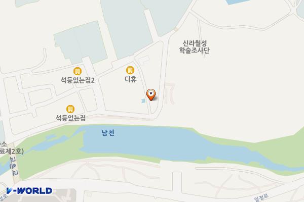 교촌한옥마을 홍보관 화장실 위치 지도 — 경상북도 경주시 교촌안길 31