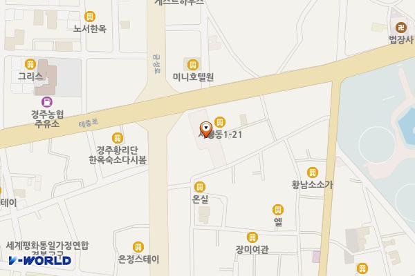 경주중앙도서관 화장실 위치 지도 — 경상북도 경주시 금성로 236