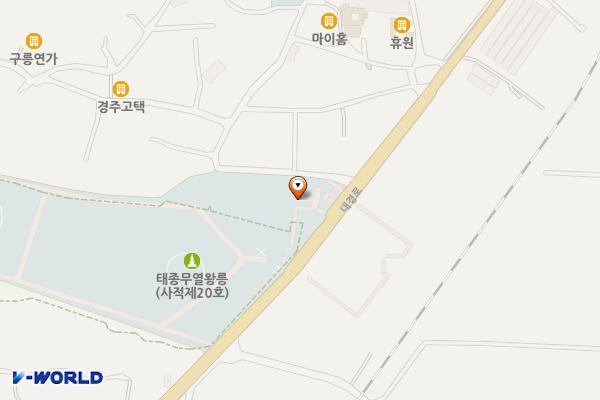 무열왕릉 화장실 위치 지도 — 경상북도 경주시 대경로 4859