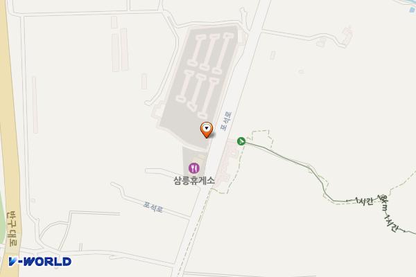 서남산 주차장 화장실 위치 지도 — 경상북도 경주시 포석로 647