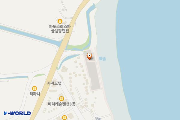 오류해수욕장 주차장 화장실 위치 지도 — 경상북도 경주시 감포읍 동해안로 2468-7