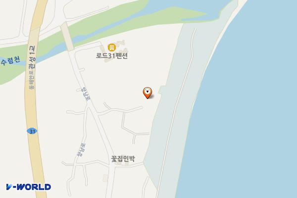 관성해수욕장 북쪽 화장실 위치 지도 — 경상북도 경주시 양남면 양남로 78-11